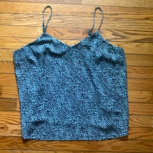 Nine West XL camisole top . Black and white